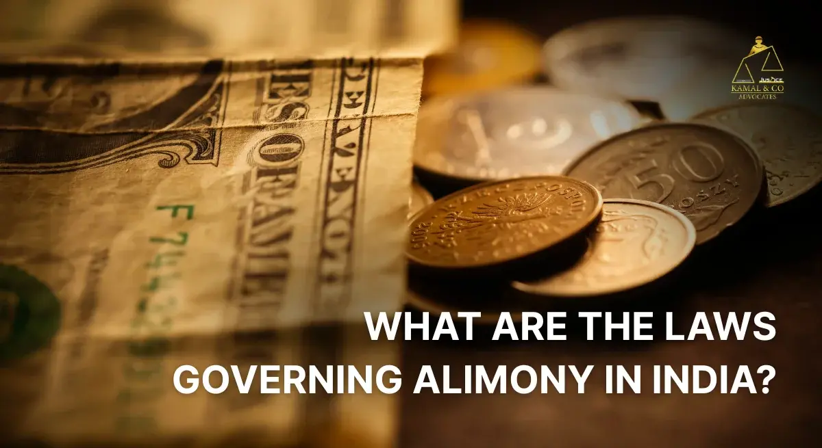 "How Alimony Is Calculated In India concept showing legal balance, financial support, and divorce settlement process in India"