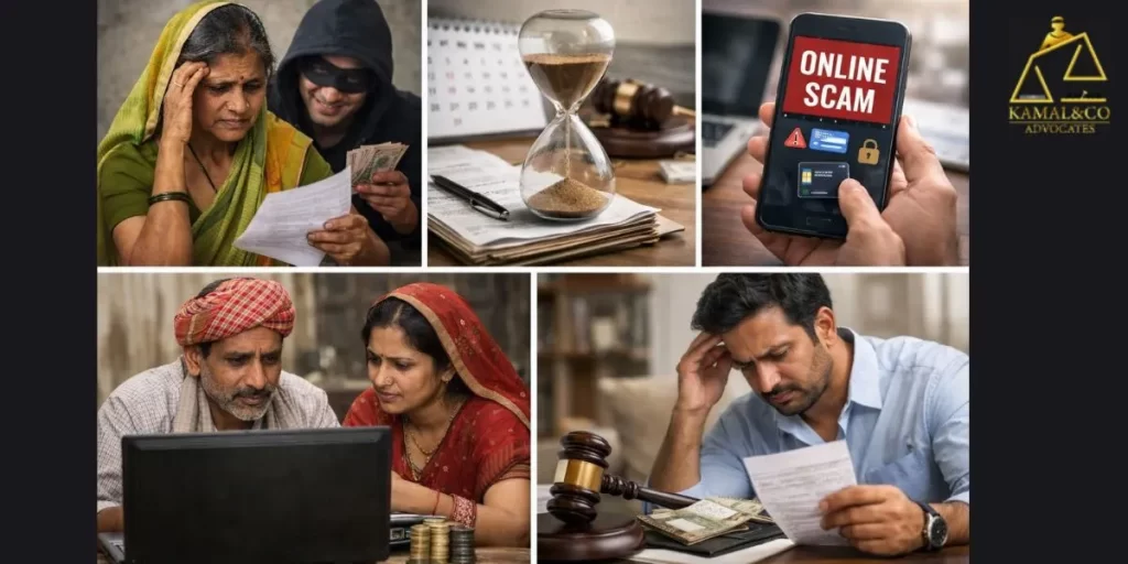 "Consumers in India facing common challenges such as fraud, online scams, legal delays, language barriers while using digital platforms, and financial stress due to legal costs".