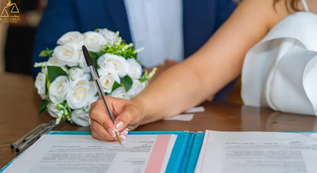 Legal marriage registration