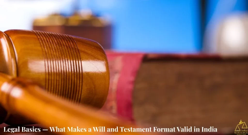 will and testament format