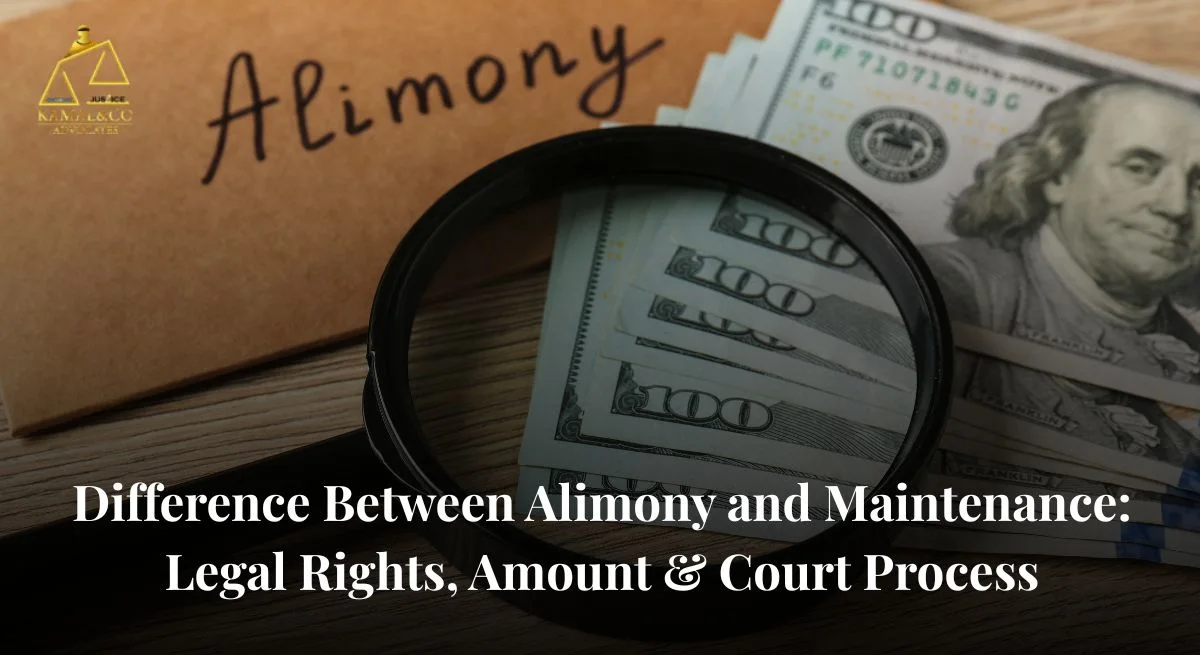 "difference between alimony and maintenance concept showing uncertainty around legal rights and financial support during a divorce case in India"