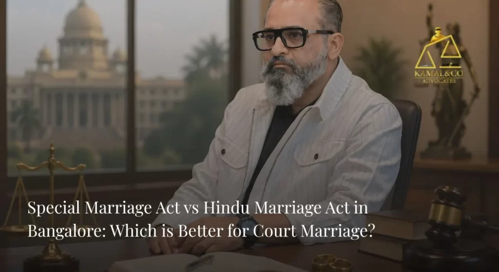 Special Marriage Act vs Hindu Marriage Act in Bangalore Which is Better for Court Marriage - Kamal & Co. Advocates