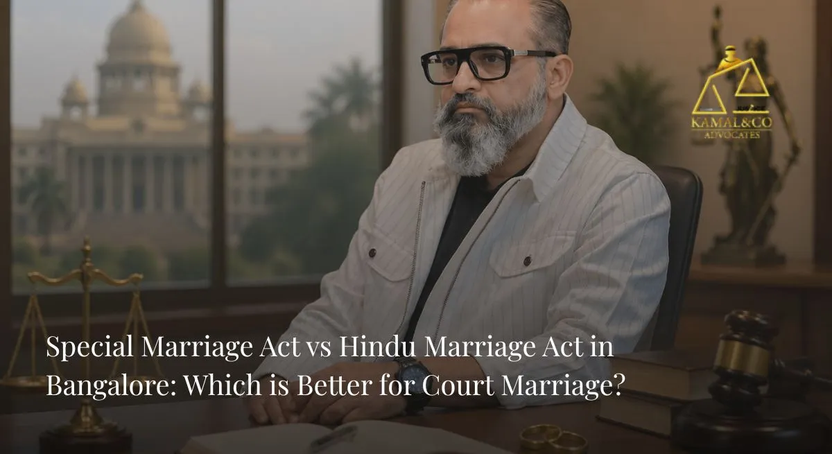Special Marriage Act vs Hindu Marriage Act in Bangalore Which is Better for Court Marriage - Kamal & Co. Advocates