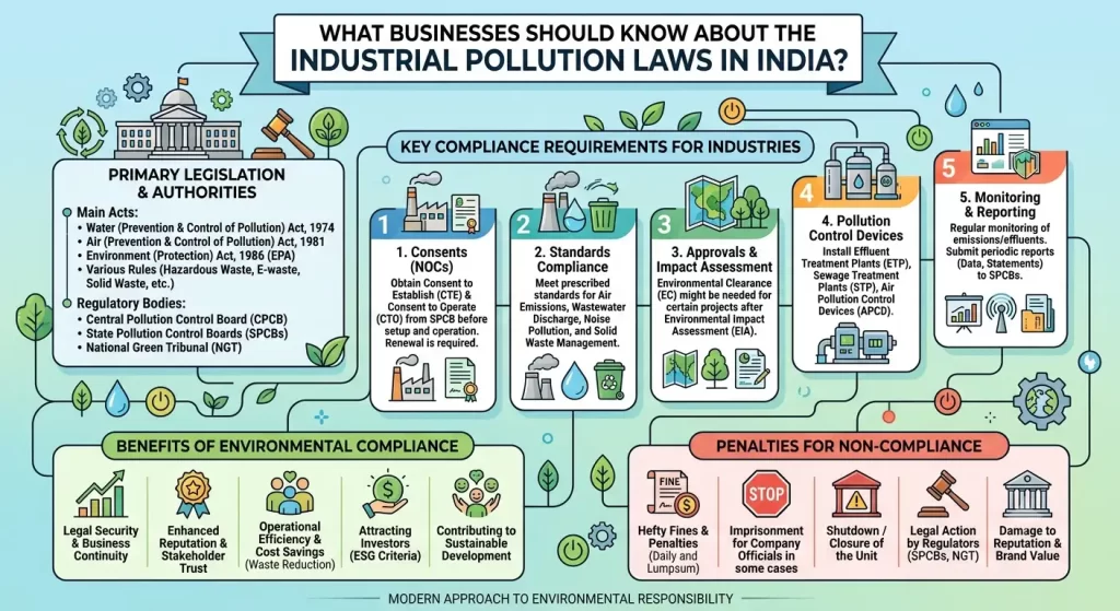 What Businesses Should Know About The Industrial Pollution Laws in India?