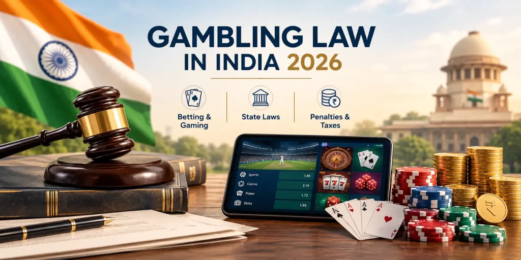 Gambling law in India: Tax on gambling and penalties on illegal activity