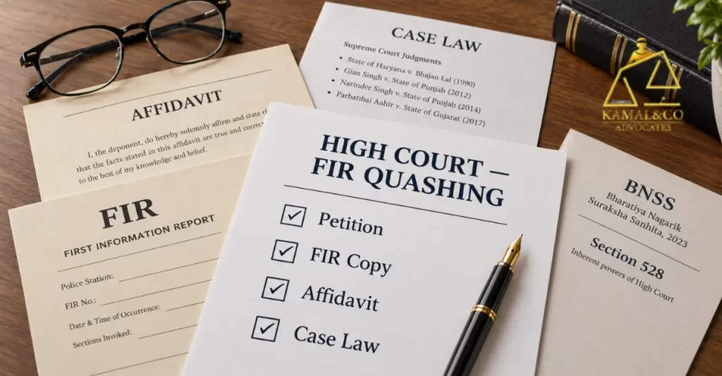 Learn how to file a petition for the quashing of FIR